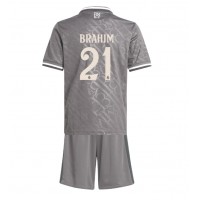 Echipament fotbal Real Madrid Brahim Diaz #21 Tricou Treilea 2024-25 pentru copii maneca scurta (+ Pantaloni scurti)